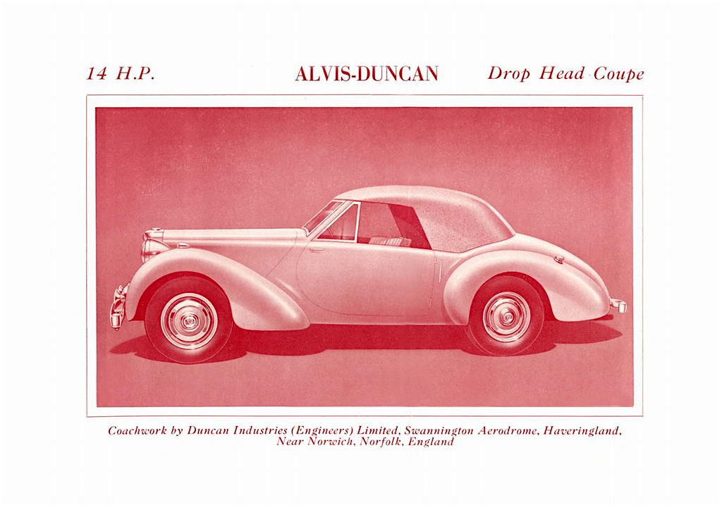 1948 Alvis Duncan Brochure